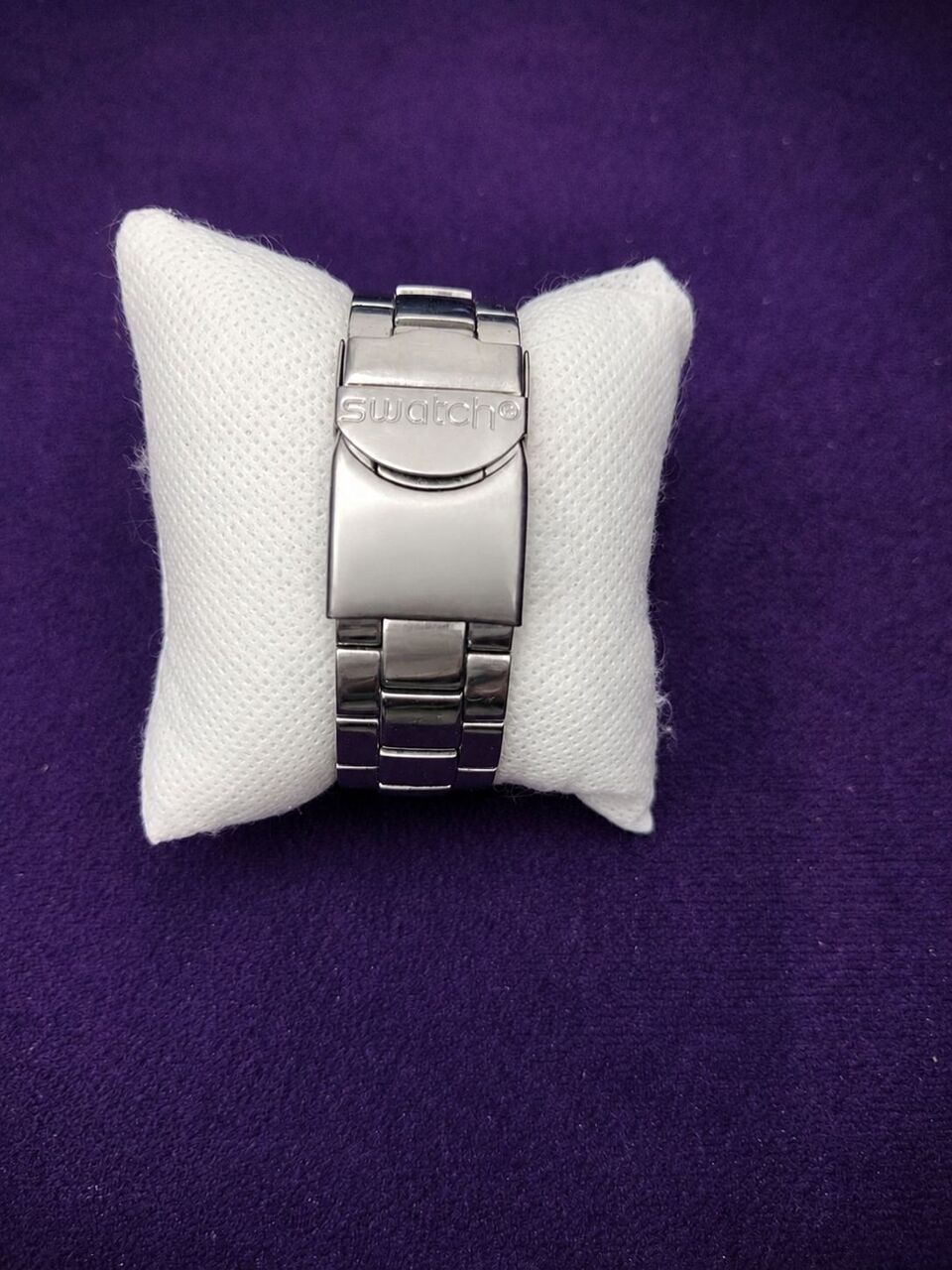 Khobar, Watches, SAR 299,  Vintage Swatch Irony Chrono "Curling Famous" (YCS501G) - Ice Blue Dial Stainless Steel Chr