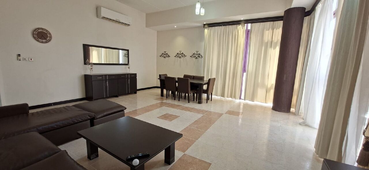 Adliya, Apartments, Flats, Houses & Villas, BHD 450/year,  3 BR,  Fully Furnished 3 Bedroom 3 Bathroom With Ewa Flat For Rent In : Adliya
