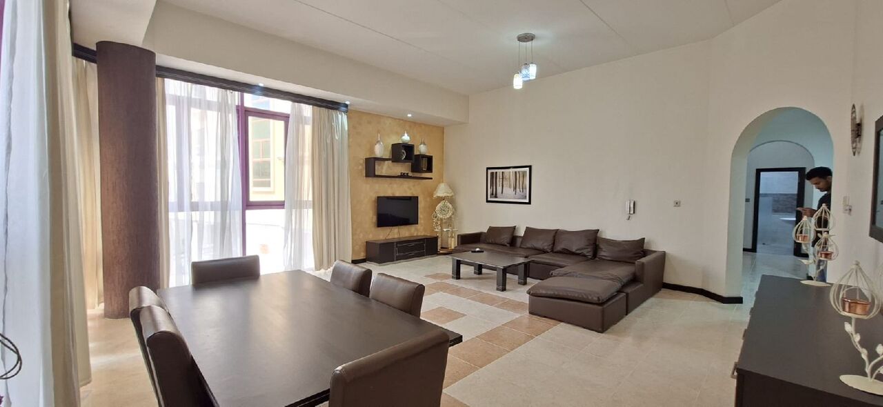 Adliya, Apartments, Flats, Houses & Villas, BHD 450/year,  3 BR,  Fully Furnished 3 Bedroom 3 Bathroom With Ewa Flat For Rent In : Adliya