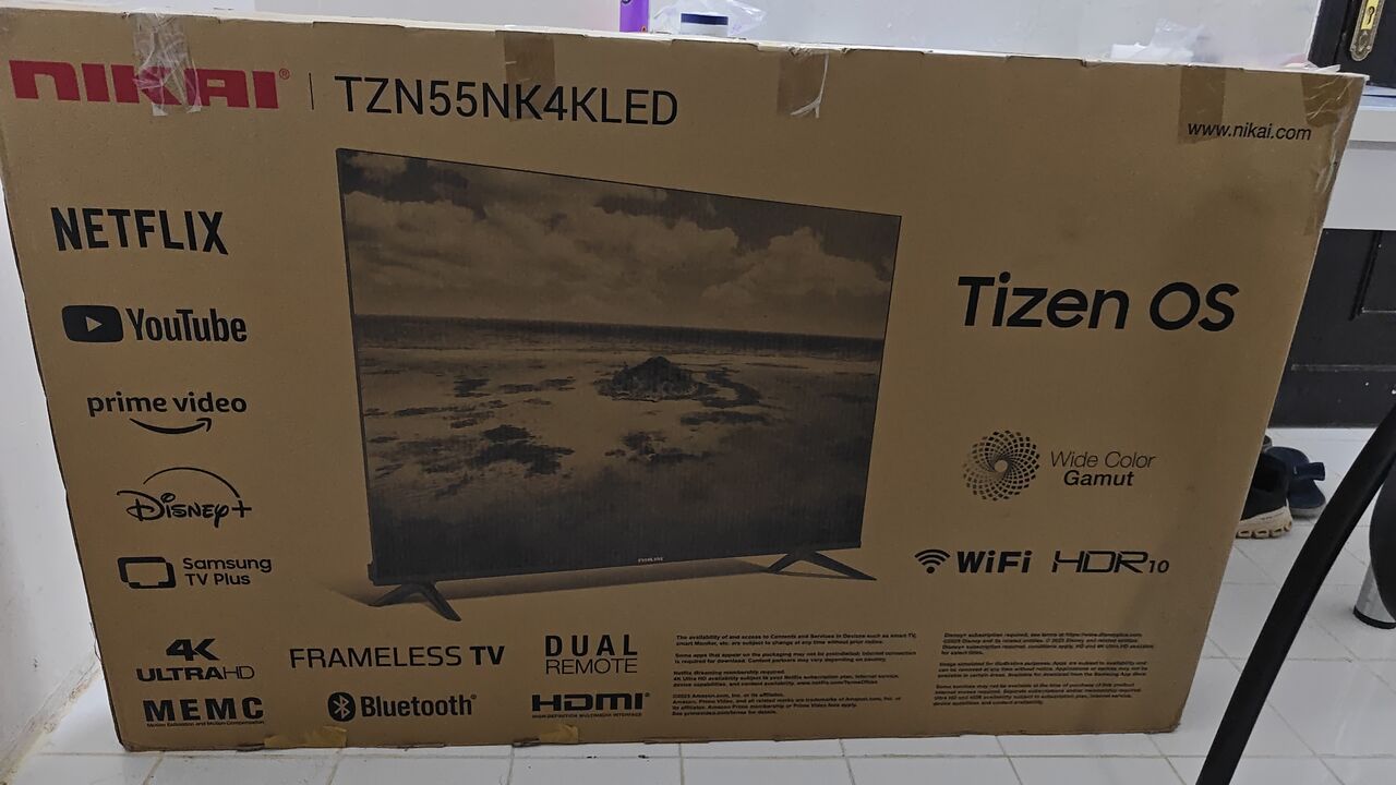 Hara, Appliances, SAR 900,  NIKAI 55" 4K LED Smart TV For Sale