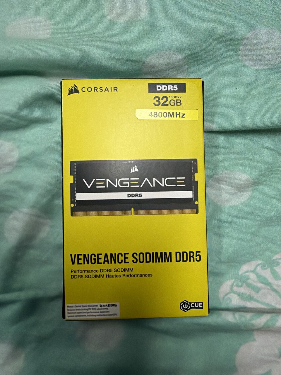 Jeddah, Computers, SAR 1600,  Cosair Vengeance 32gb DDR5 Notebook Ram