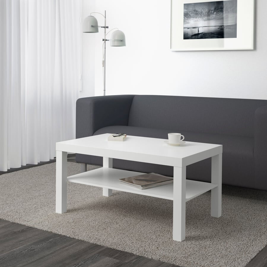 Riyadh, Furniture, SAR 50,  IKEA Coffee Table, White, 90x55 Cm
