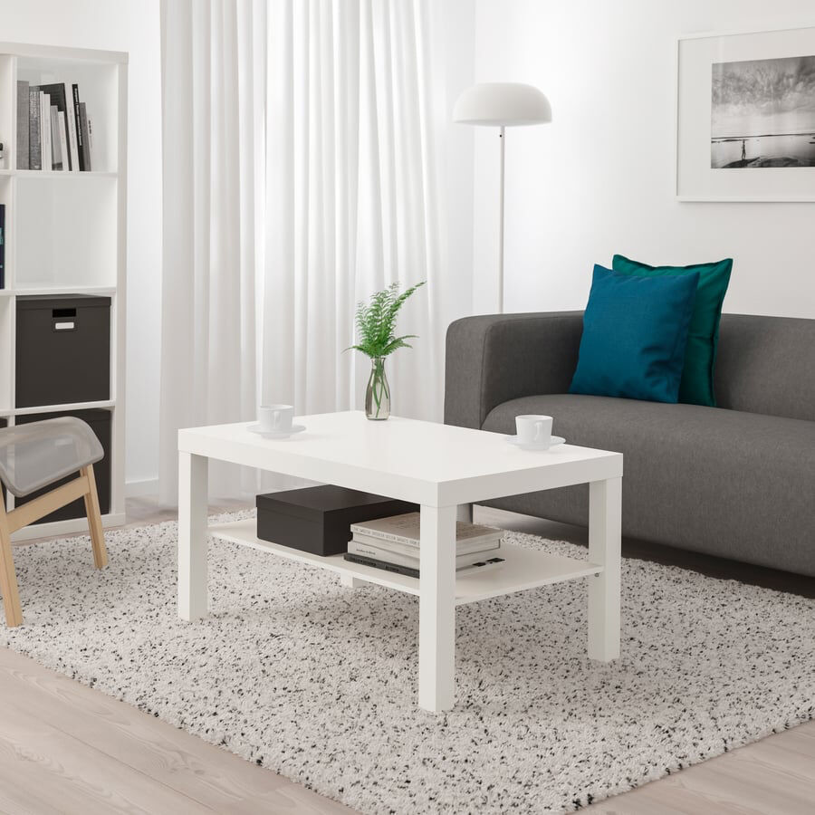 Riyadh, Furniture, SAR 50,  IKEA Coffee Table, White, 90x55 Cm