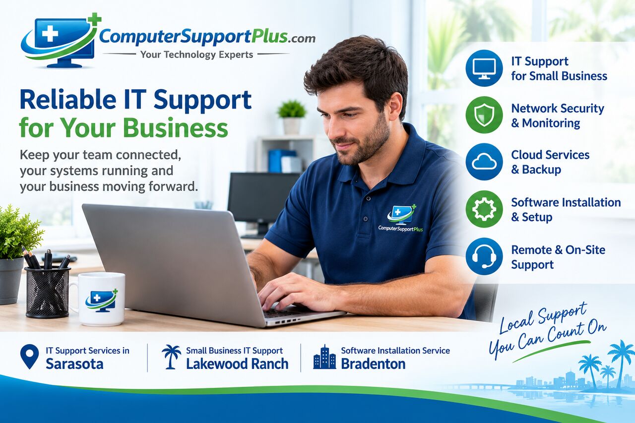 New York, Computer, IT Support Services For Businesses In Sarasota