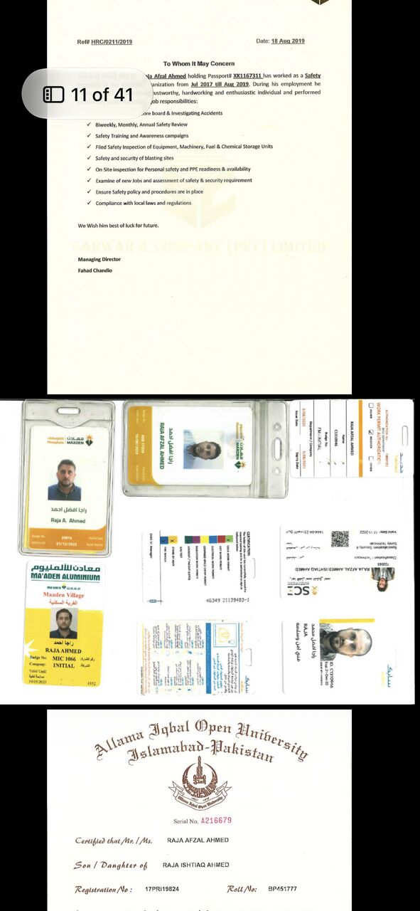 Riyadh, Job Seekers, Looking For Job - QHSE Manager/ HSE Manager/ Safety Manager/ Project Manager