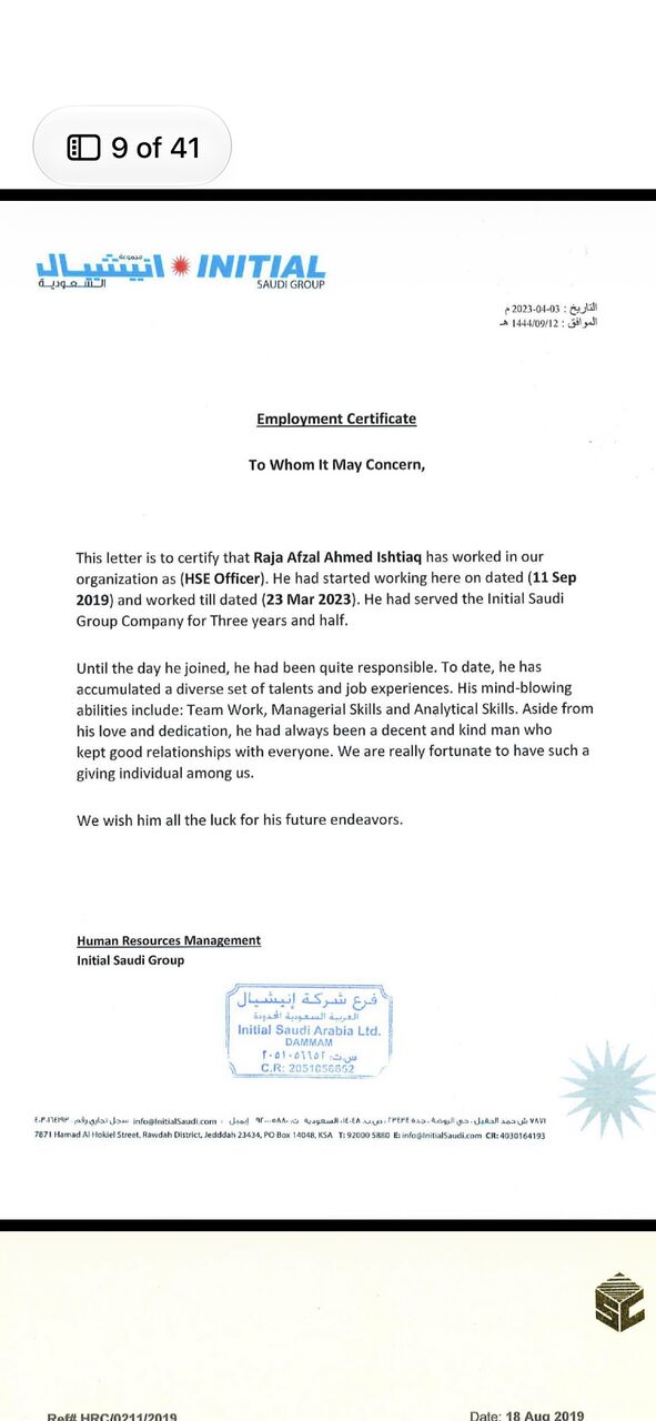 Riyadh, Job Seekers, Looking For Job - QHSE Manager/ HSE Manager/ Safety Manager/ Project Manager