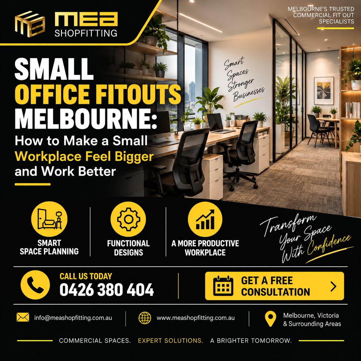 Melbourne, Construction, Small Office Fitouts Melbourne | Free Consultation