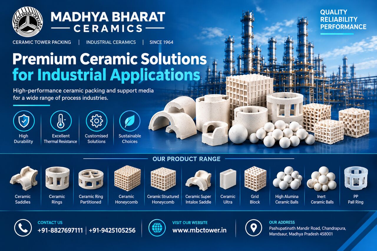 Bhopal, Business, Ceramic Ball Supplier For Industrial Catalyst Bed Projects