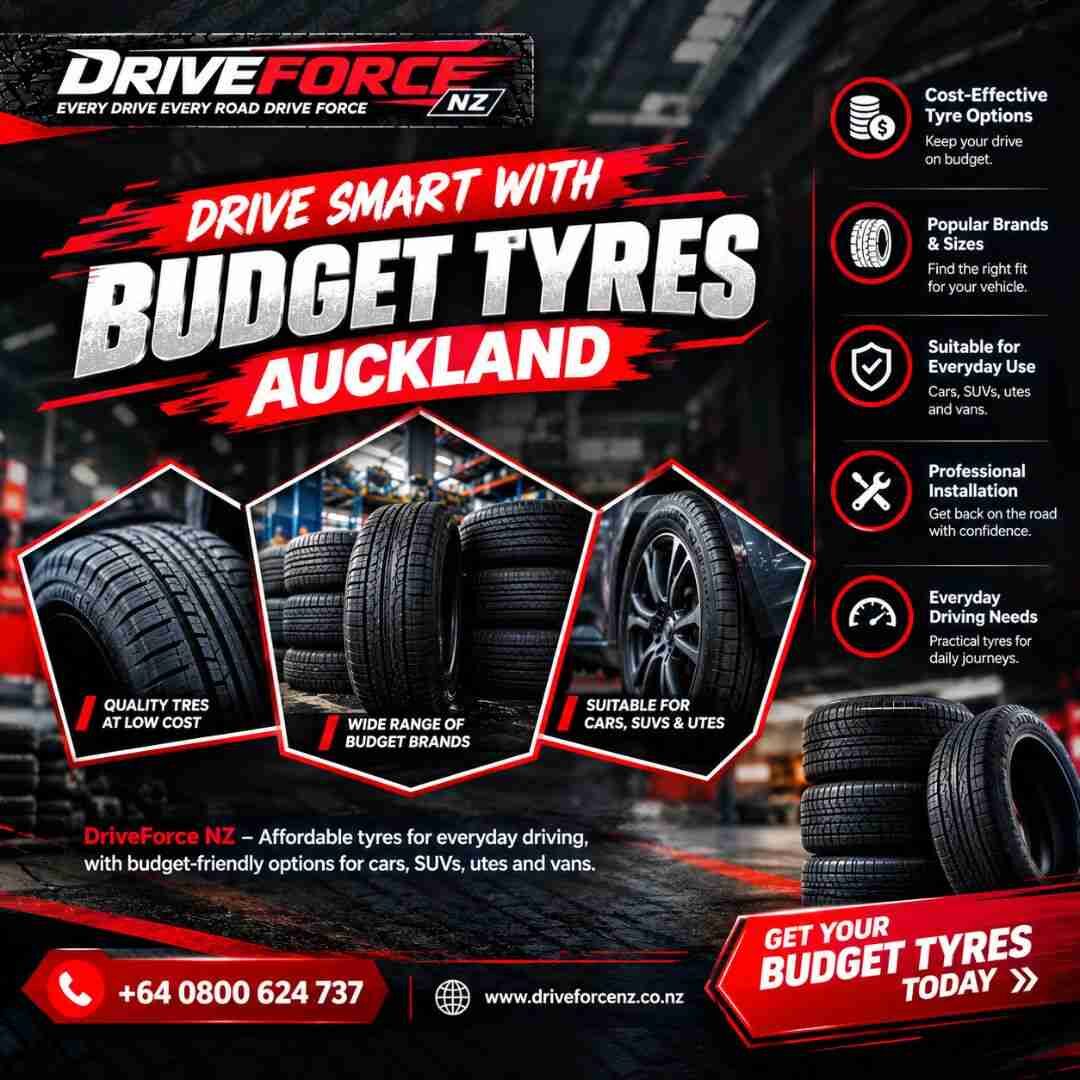 Auckland, Automotive, Budget Tyres Auckland | Drive Force