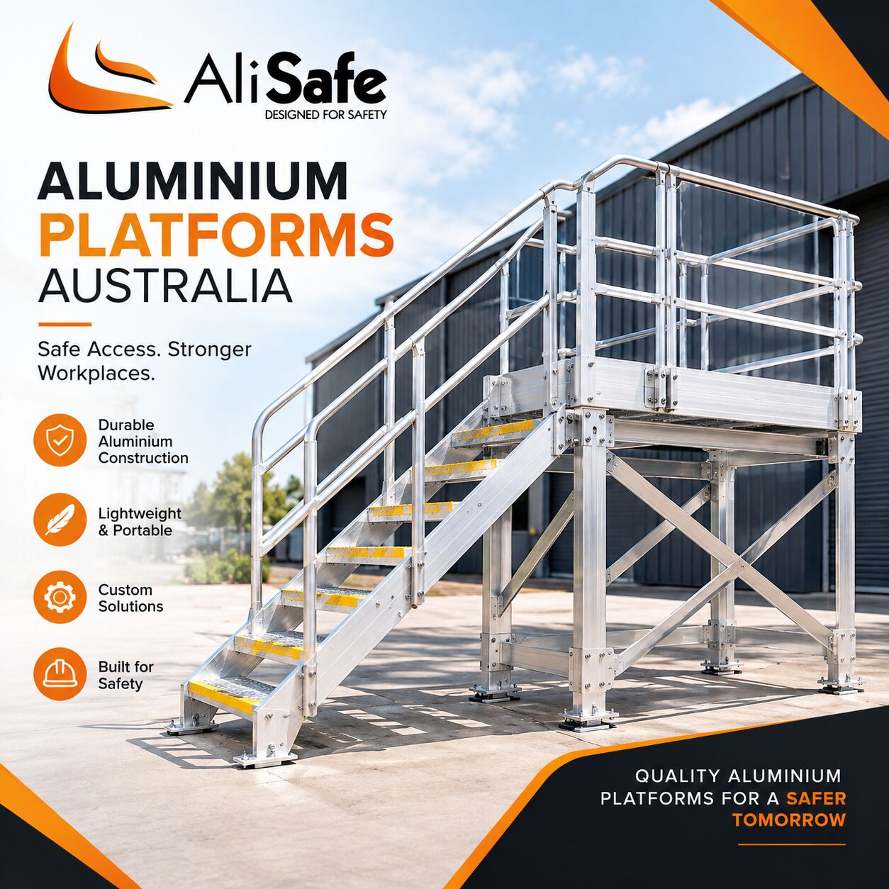 Sydney, Heavy Equipment, AliSafe - Work Platforms & Platform Ladders