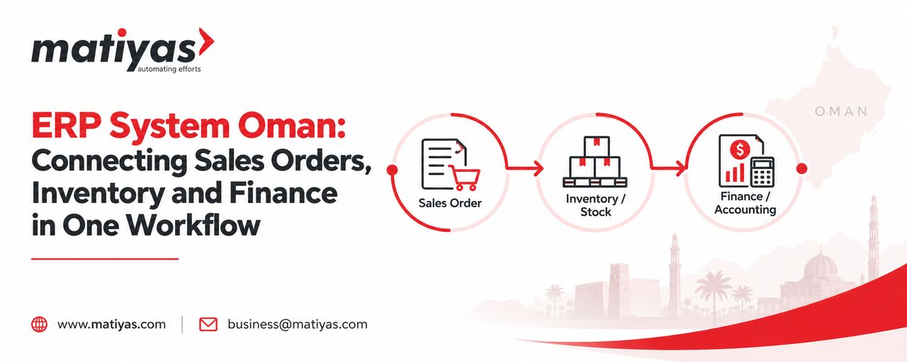 Muscat, Software, OMR 1,  ERP System Oman: Connecting Sales Orders, Inventory And Finance In One Workflow