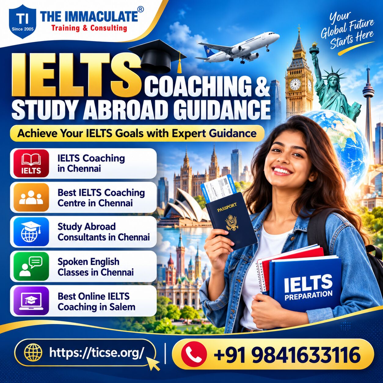 Chennai, Training, IELTS Coaching And Study Abroad Consultants In Chennai &ndash; TICSE
