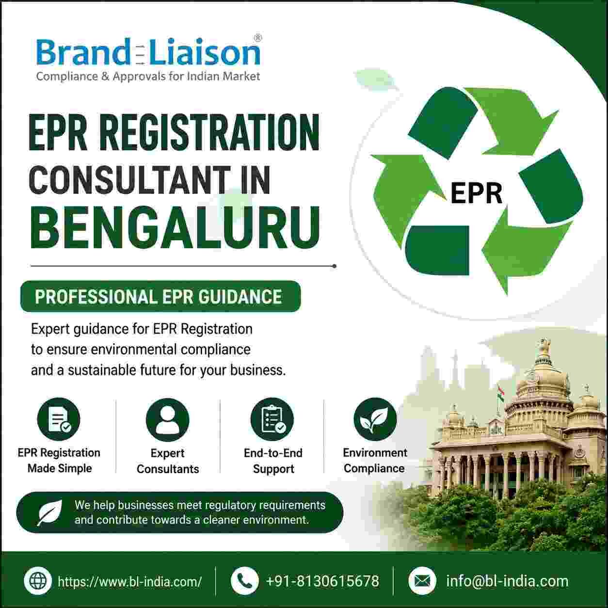Bangalore, Legal, EPR Registration Consultant In Bengaluru &ndash; Professional EPR Guidance.