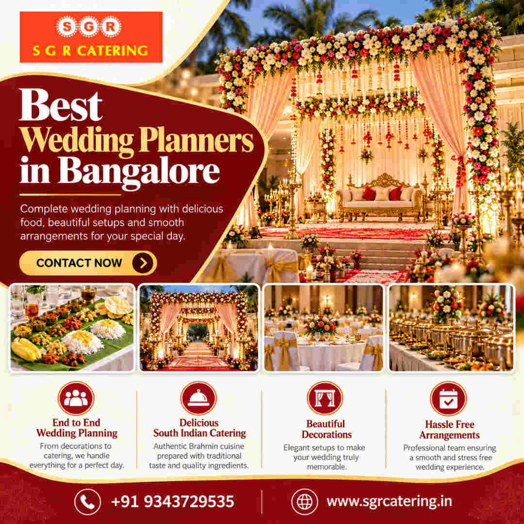 Bangalore, Catering, Best Wedding Planners In Bangalore