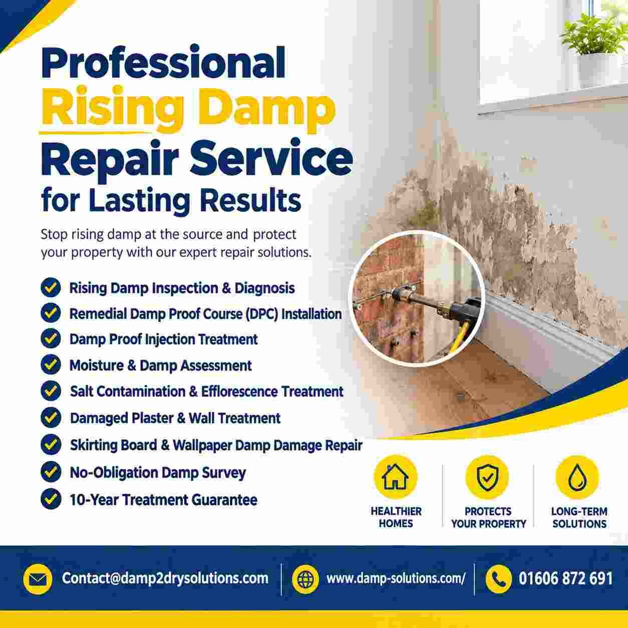 London, Household, Expert Rising Damp Repair Service For Your Property