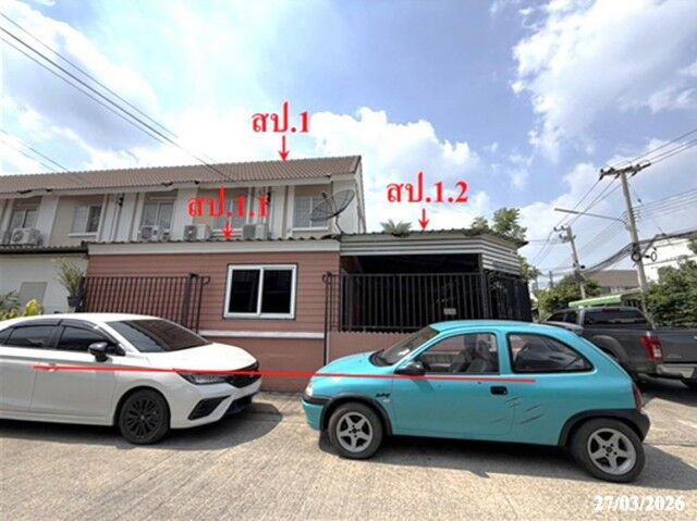 Bangkok, Real Estate For Sale, THB 2500000,  3 BR,  30 Sq. Feet,  ขายทาวน์เฮ้าส์ปทุมธานี โครงการ บ้