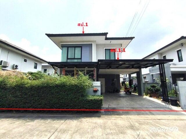 Bangkok, Real Estate For Sale, THB 4050000,  3 BR,  50 Sq. Feet,  ขายบ้านเดี่ยวปทุมธานี โครงการ พฤก
