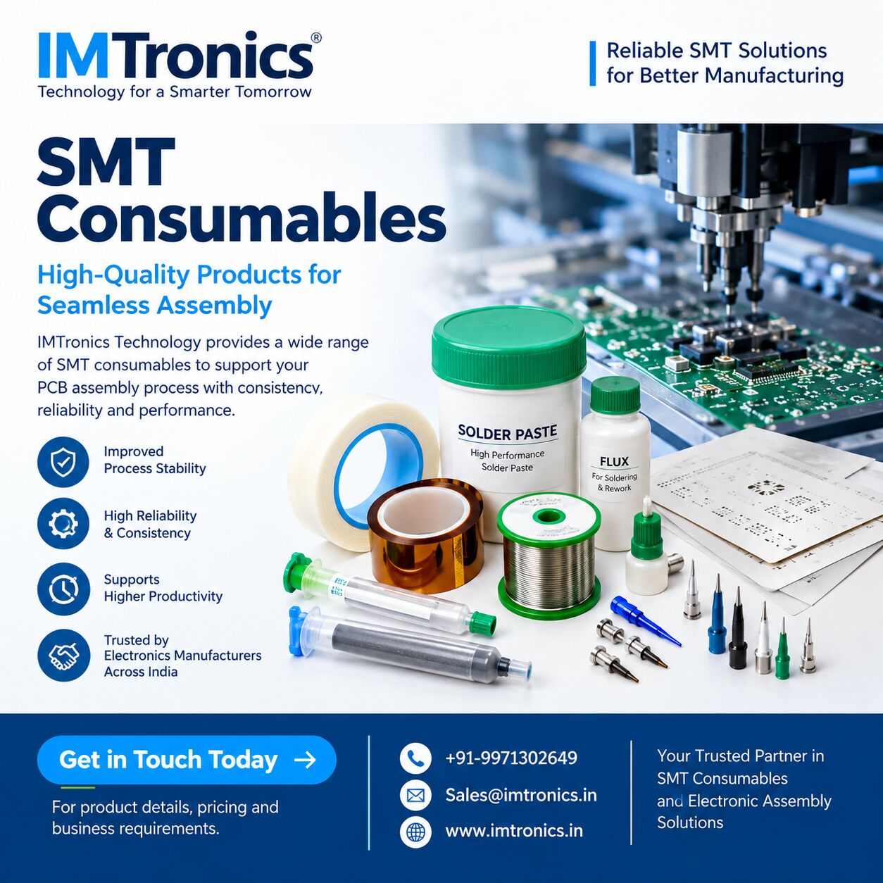 Noida, Machinery, SMT Consumables Manufactures & Suppliers In India