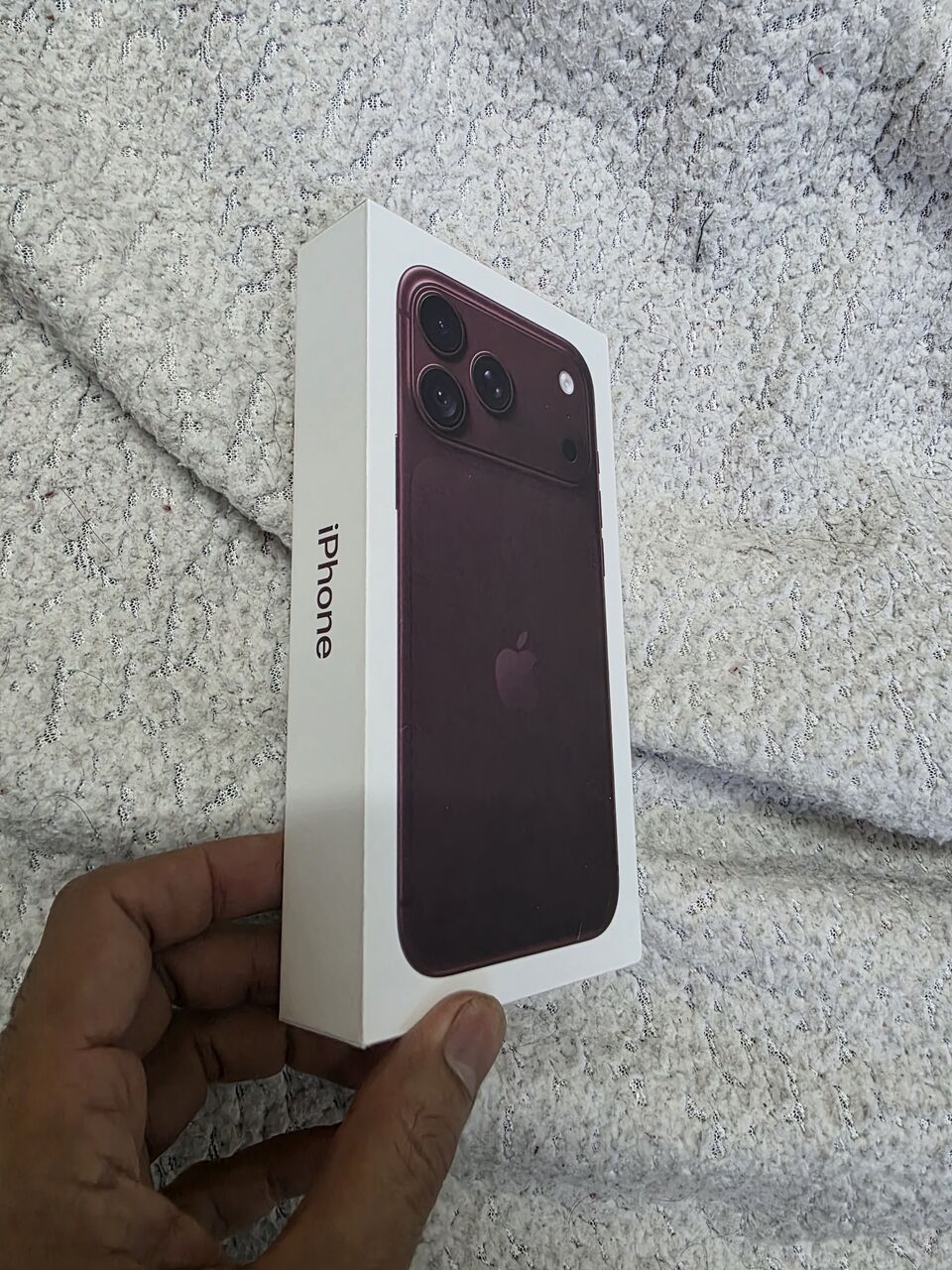 Khobar, Mobile Phones, SAR 7800,  IPhone 18 Pro Max 512gb Box Packed Sealed Pack Sale Swap Burgundy Color