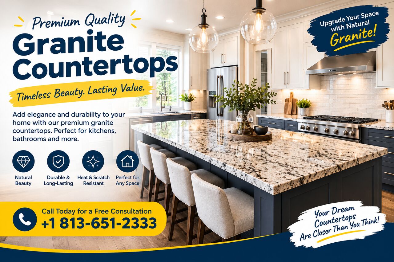 Tampa Bay, Construction, Granite Countertops Tampa &ndash; Natural Beauty For Your Kitchen