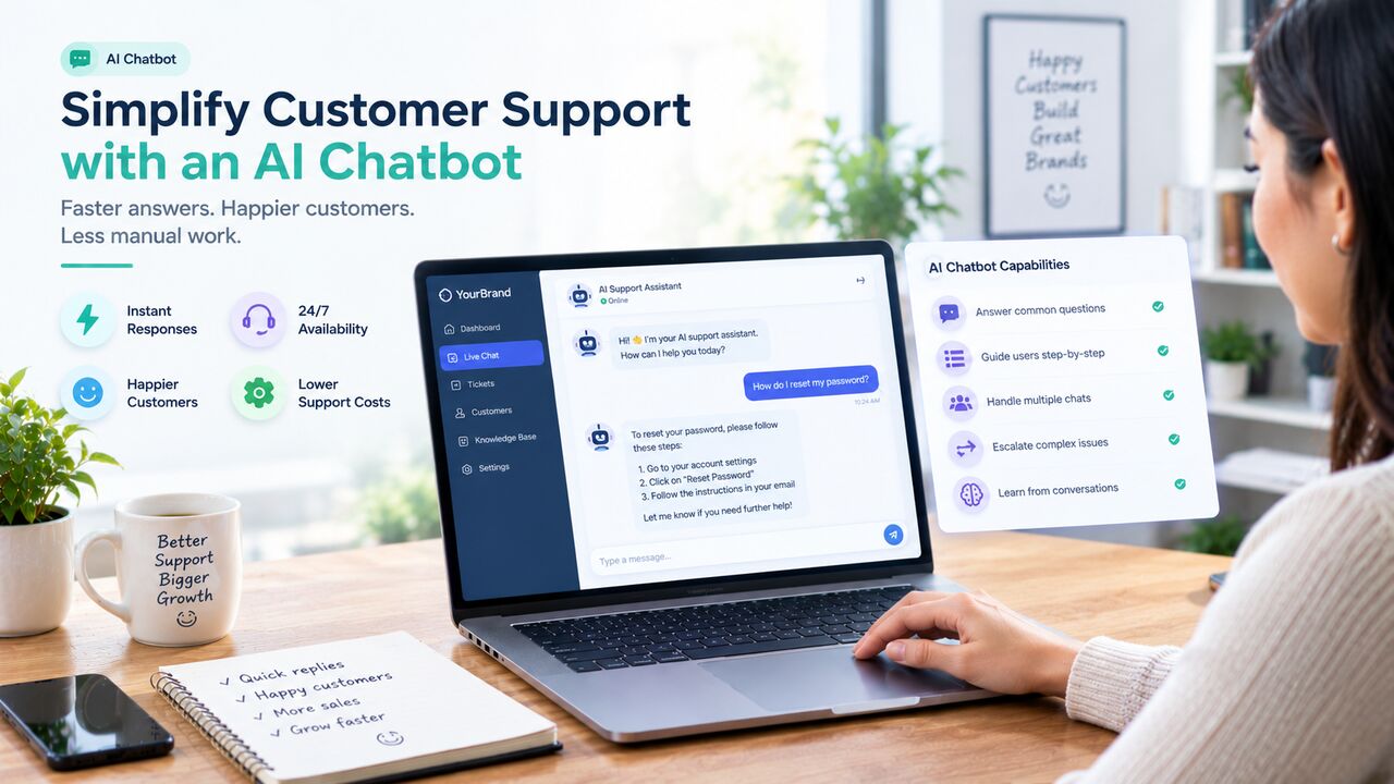 Ahmedabad, Business, Simplify Customer Support With An AI Chatbot