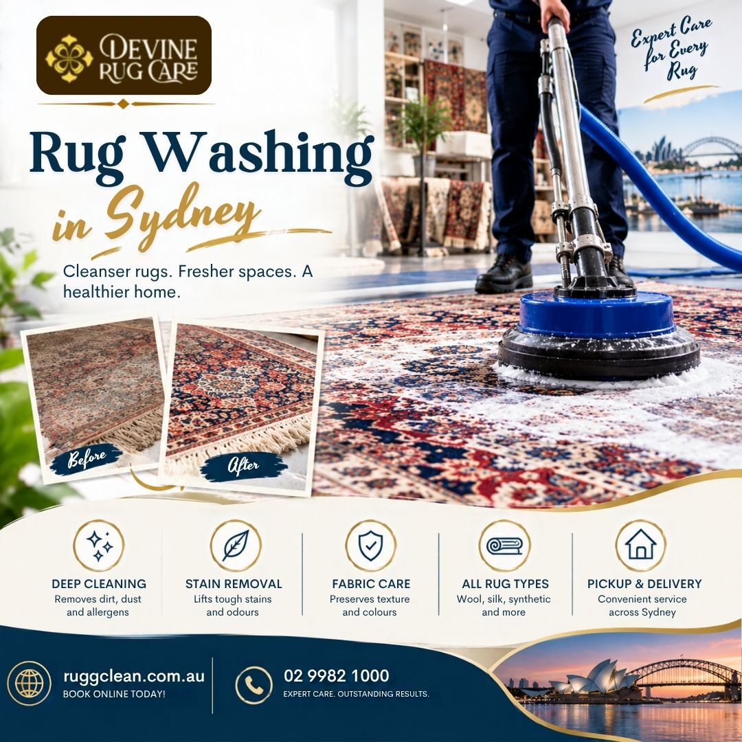 Sydney, Cleaning, Rug Washing In Sydney
