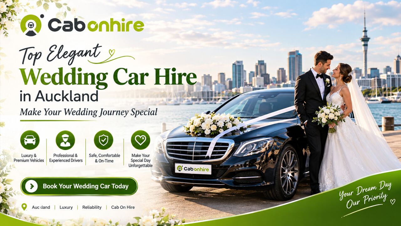 Auckland, Travel, Top Elegant Wedding Car Hire In Auckland &ndash; Make Your Wedding Journey Special