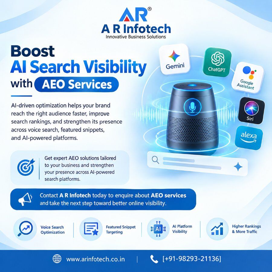 Rajasthan, Web Design & Development, Boost AI Search Visibility With AEO Services