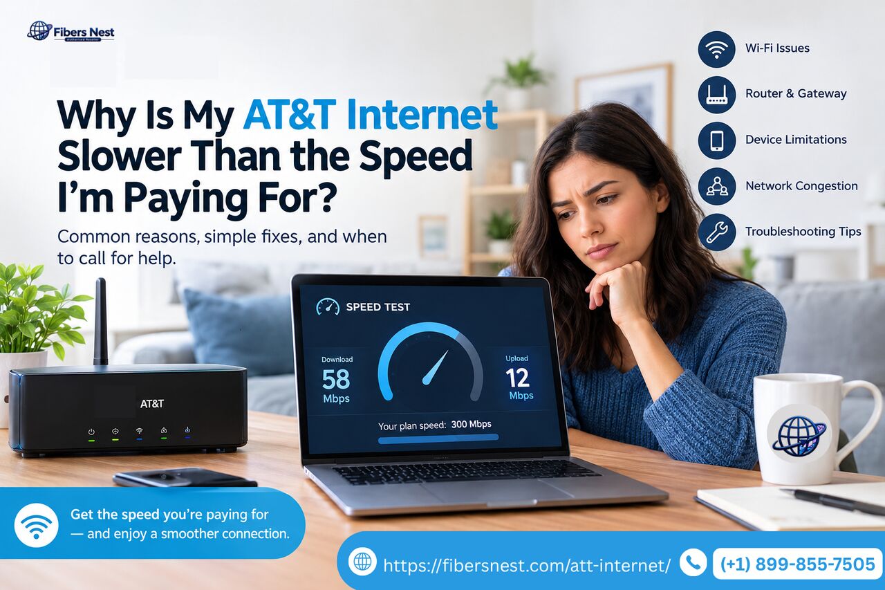 New York, Business, Why Is My AT&T WiFi So Slow Even With A Fast Internet Plan?