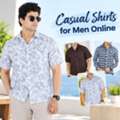INR 529,  Short Sleeve Casual Shirts For Men Online
