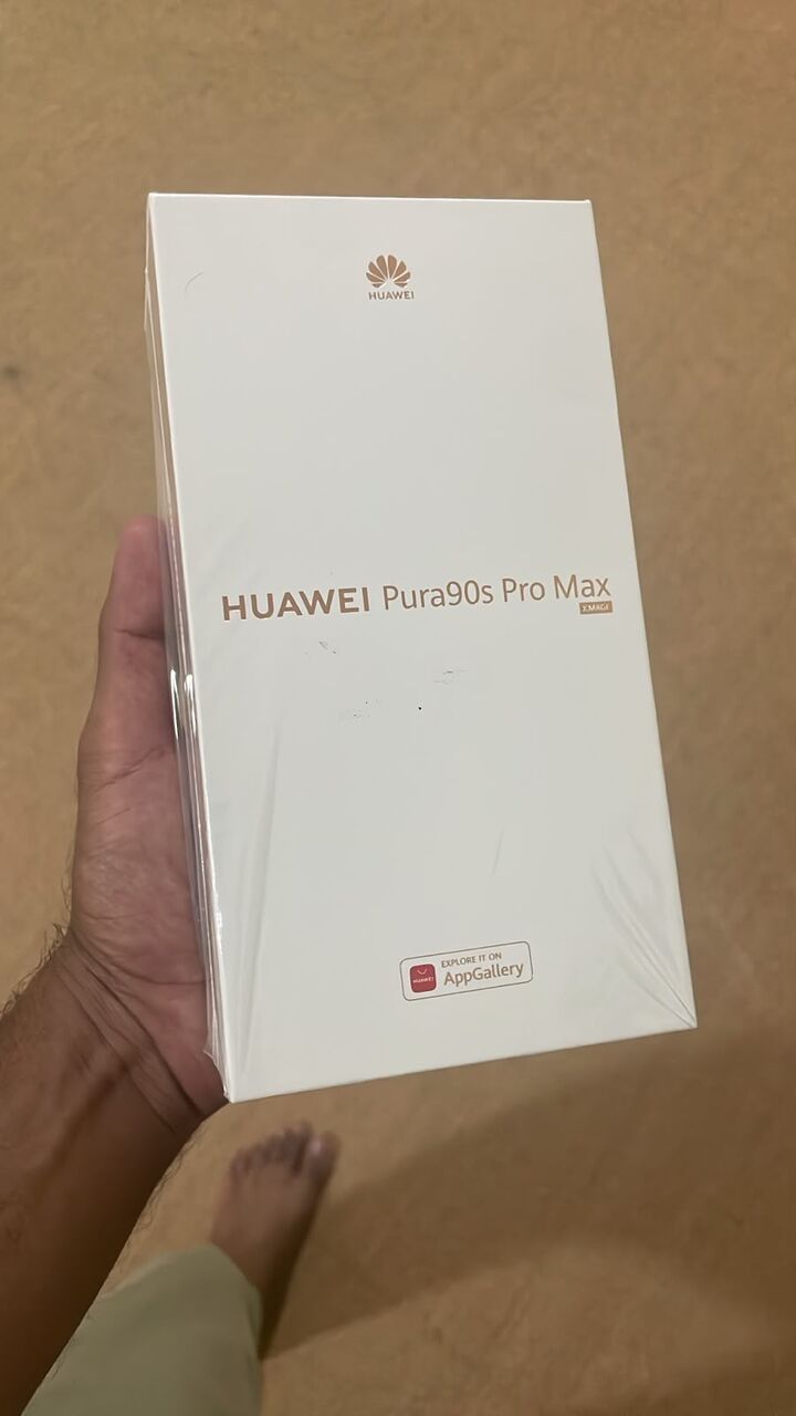 Jeddah, Mobile Phones, SAR 3750,  HUAWEI Pura 90s Pro Max 5G+ Smartphone 12GB+256GB Dual SIM Gold