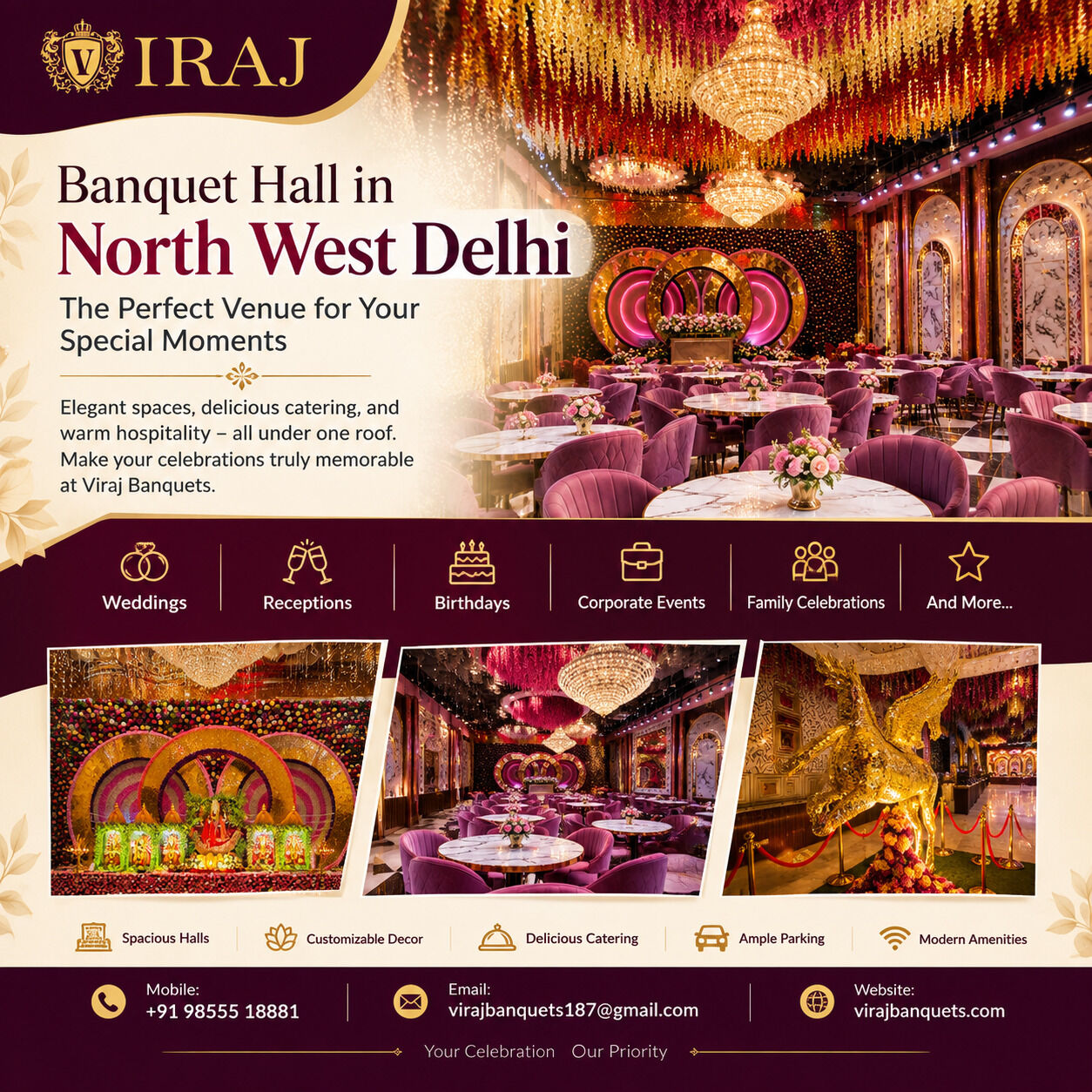 New Delhi, Event Planning, Banquet Hall In North West Delhi
