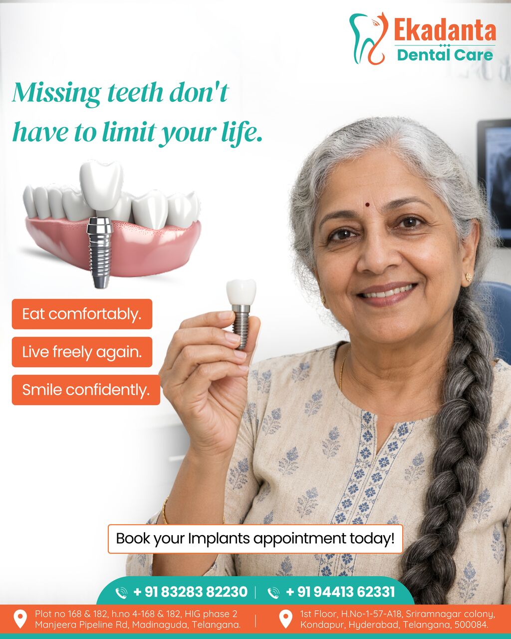 Hyderabad, Health, Ekadanta Dental Care, Under The Expert Guidance