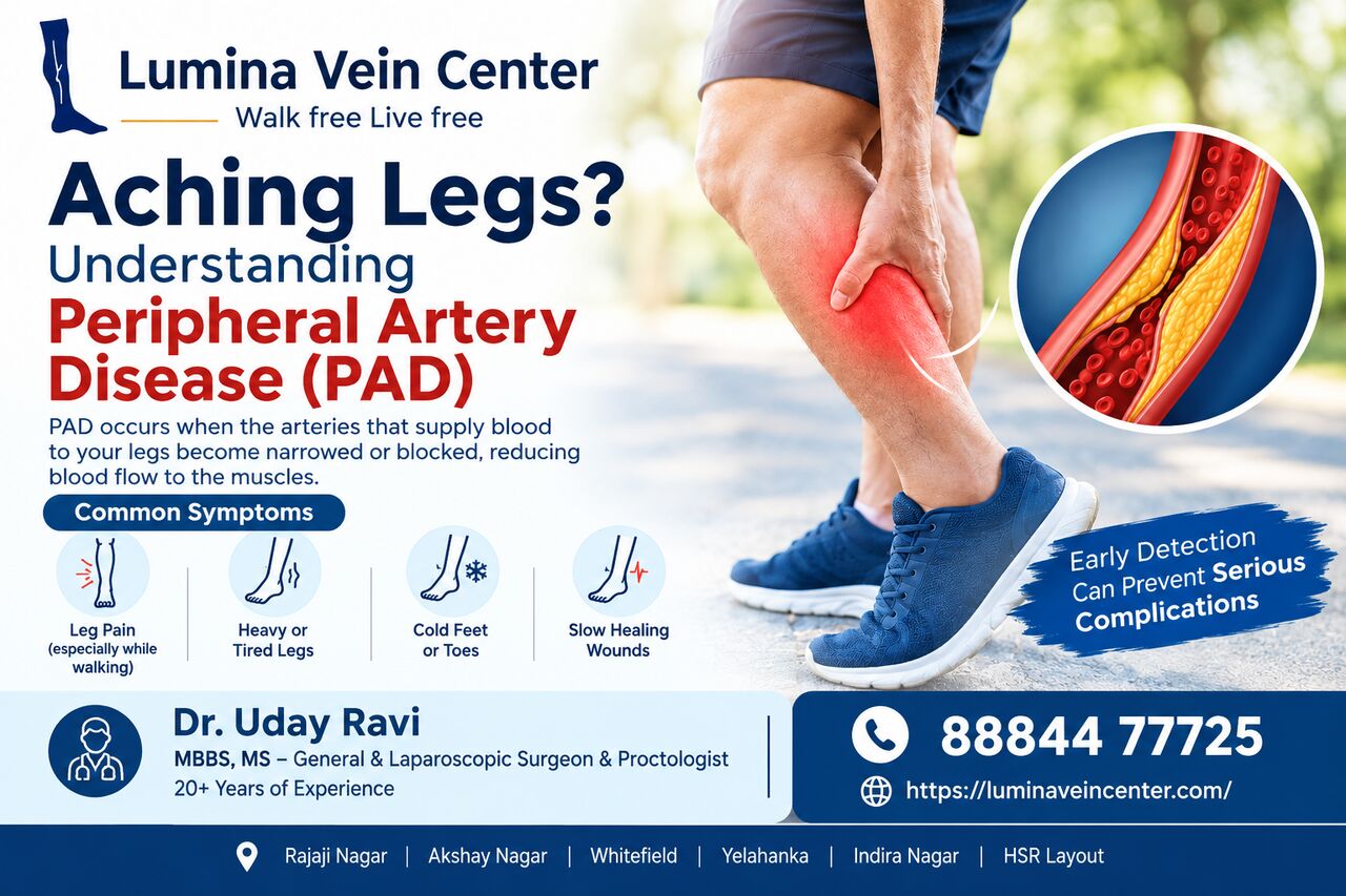 Bangalore, Health, Aching Legs? Understanding Peripheral Artery Disease (PAD)