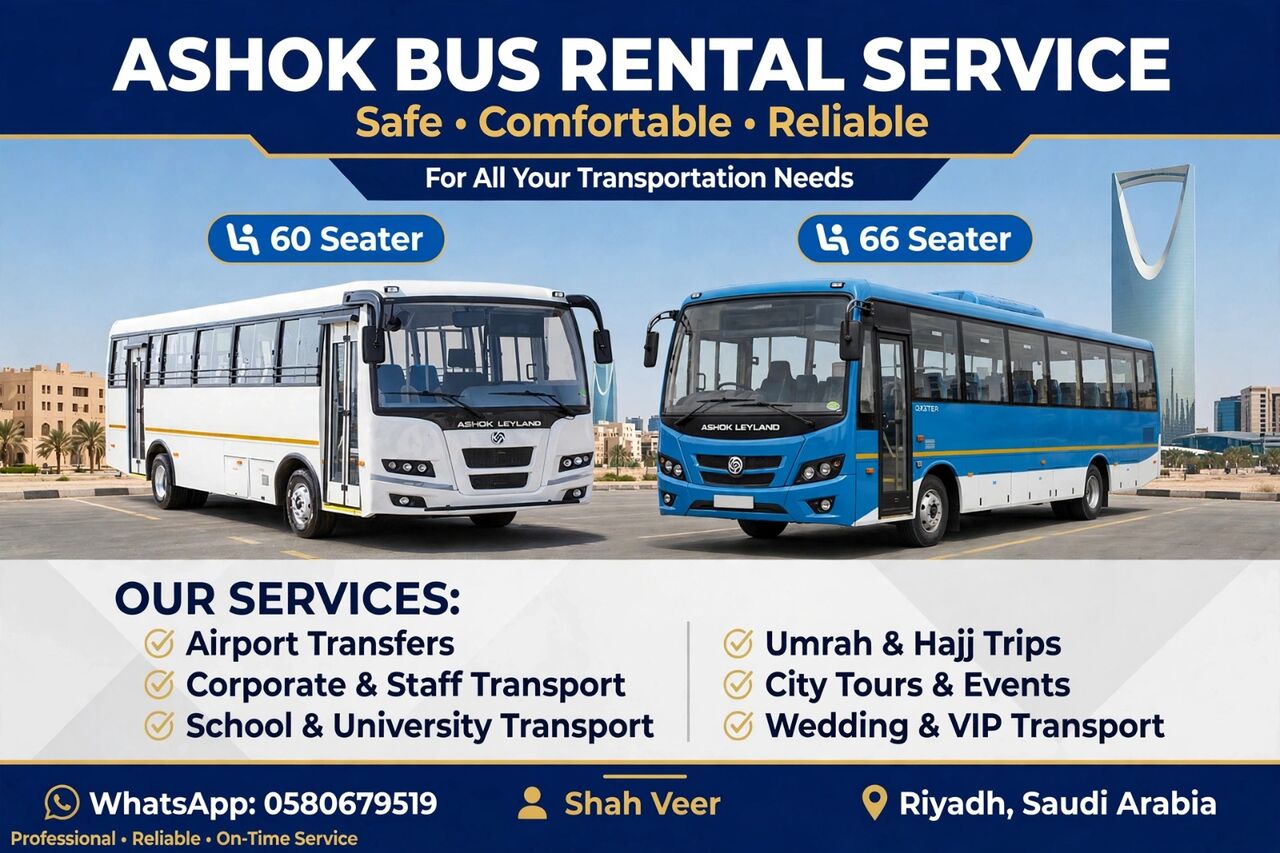 Riyadh, Travel, Rental Bus