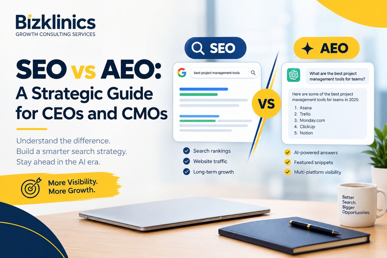 New Delhi, Computers, INR 100,  SEO Vs AEO: A Strategic Guide For CEOs And CMOs