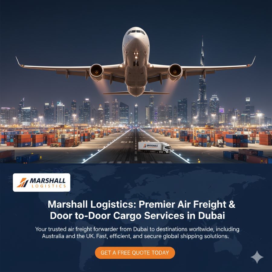 Sharjah, Cargo, AIR CARGO DUBAI WITH MARSHALL LOGISTICS