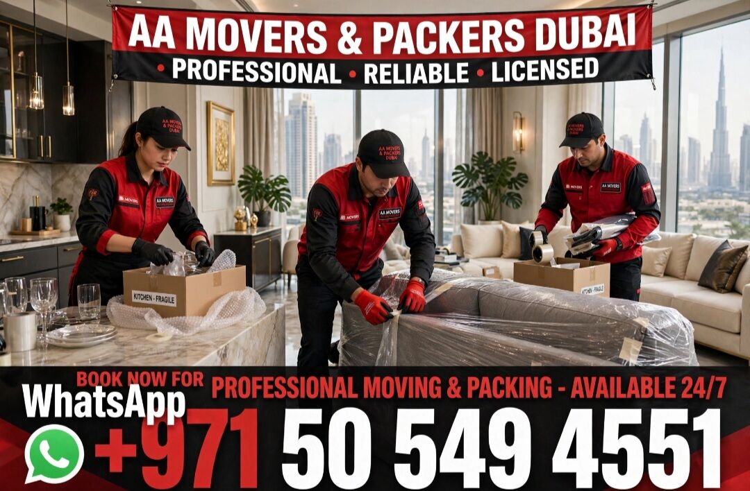 Dubai, Relocation, AA Movers & Packers Dubai | Best Villa Movers In Dubai | Safe Fast Reliable