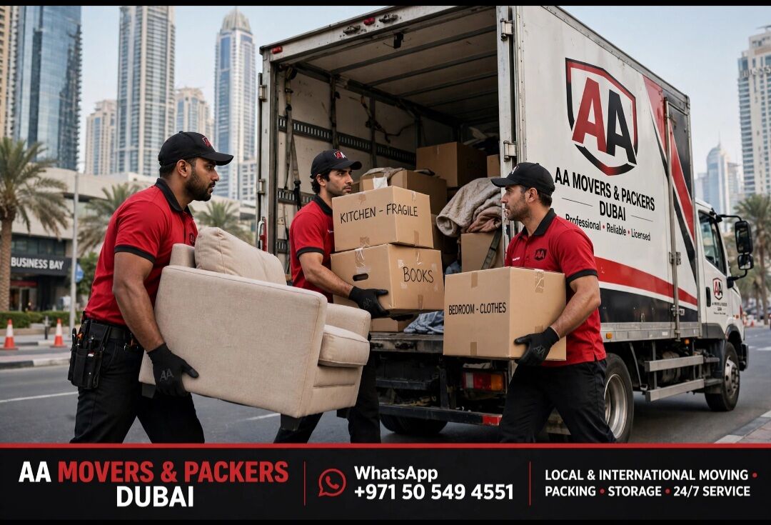 Dubai, Relocation, AA Movers & Packers Dubai | Best Villa Movers In Dubai | Safe Fast Reliable