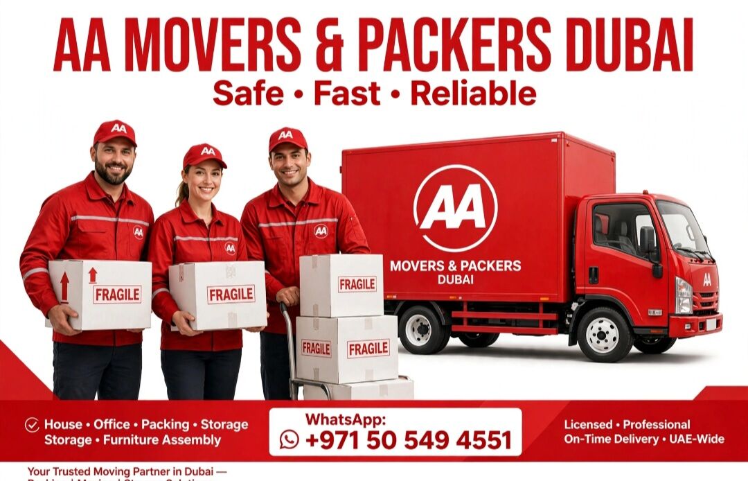 Dubai, Relocation, AA Movers & Packers Dubai | Best Villa Movers In Dubai | Safe Fast Reliable