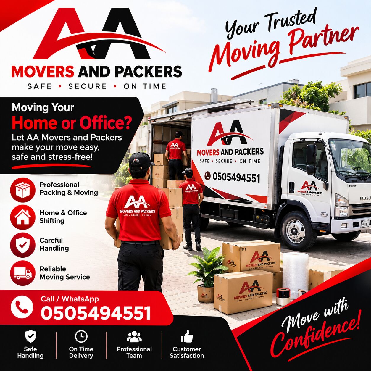 Dubai, Relocation, AA Movers & Packers Dubai | Best Villa Movers In Dubai | Safe Fast Reliable