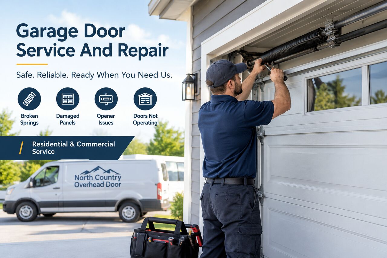 New York, Business, Garage Door Service And Repair | North Country Overhead Door