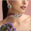 INR 14750,  Kundan Jewellery International Shipping | Auraa Trends