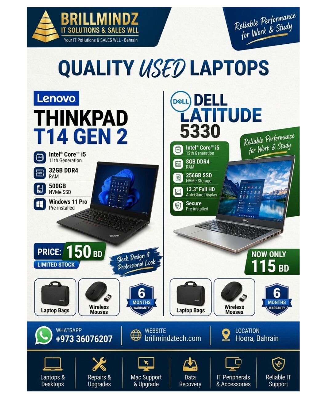 Hoora, Computers, BHD 120,  Dell Optiplex 7080 SFF 10 Th Generation 120 BD