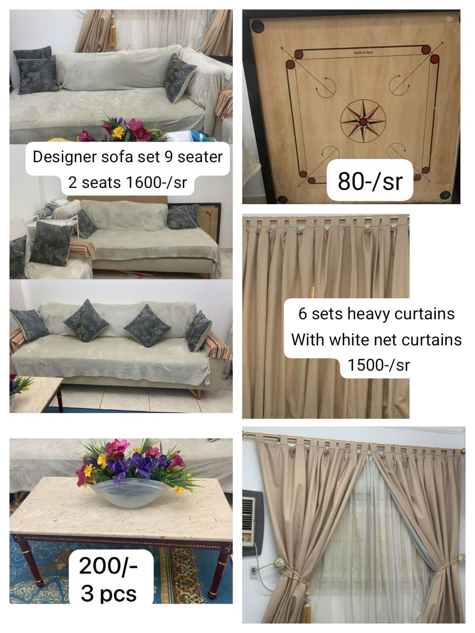 Khobar, Household Items, SAR 350,  House Furniture & Other Household For Sale - Calling: 0552843625 Whatsapp: 0598