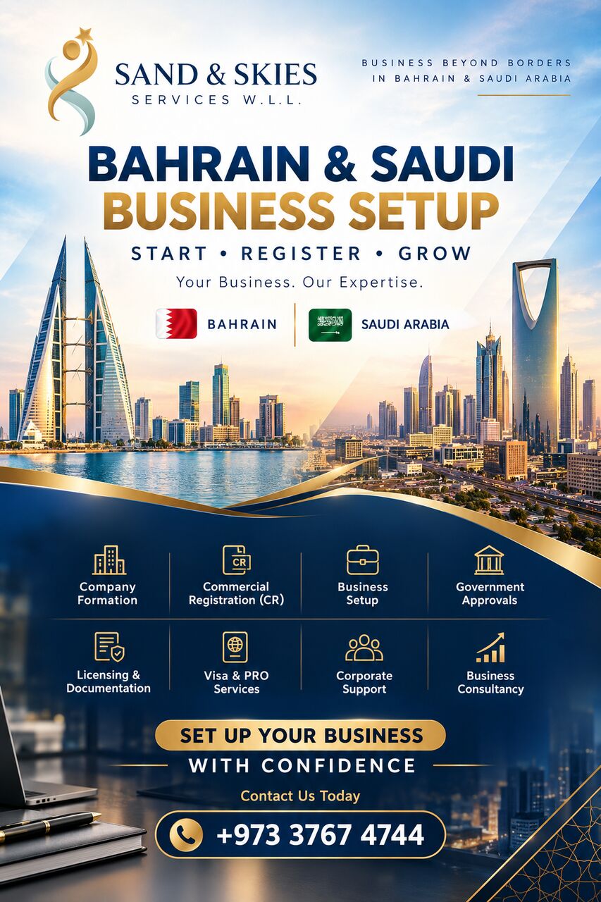 Dubai, Marketing, Bahrain Business License & Company Formation Services