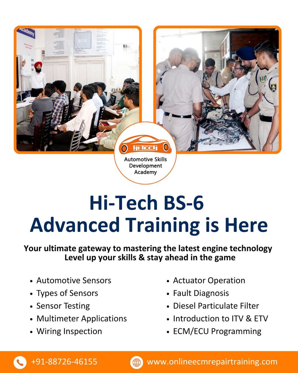 Punjab, Lessons Offered, BS6 Advanced Training & ECM Courses In Punjab | Hi-Tech Khanna