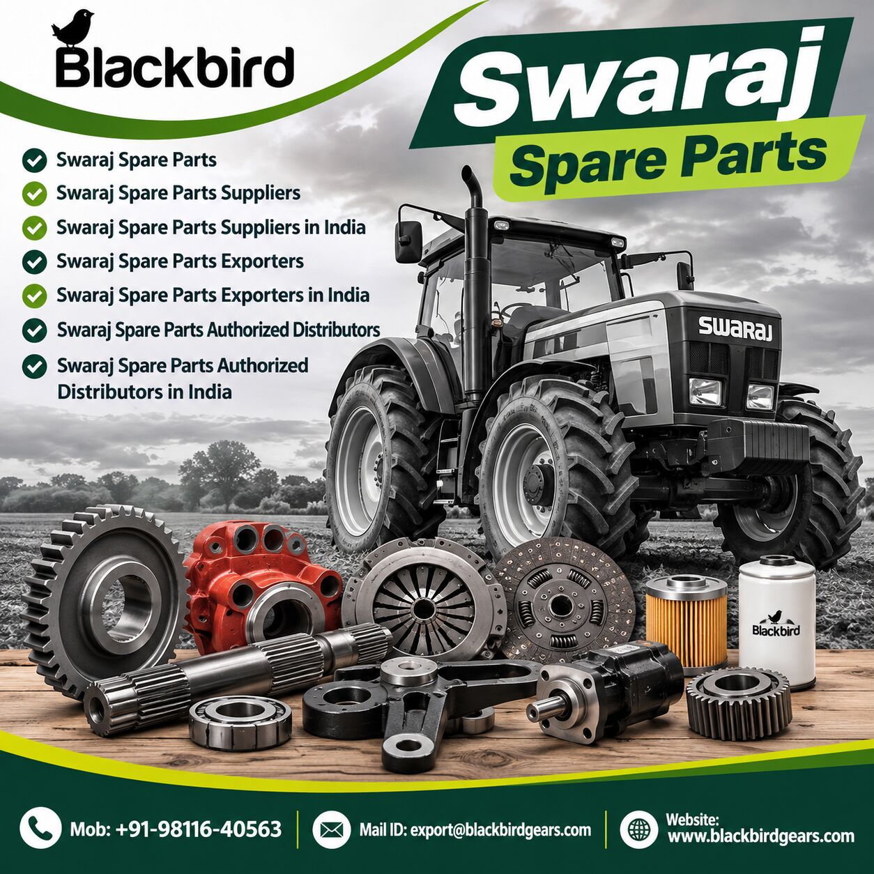 Mumbai, Business, Swaraj Spare Parts Suppliers & Exporters In India