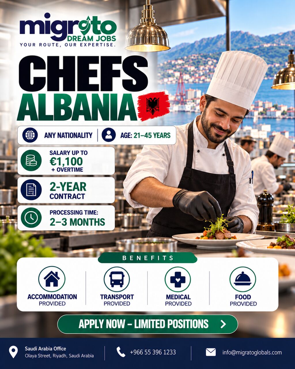 Riyadh, Immigration, Albania In Europe - We Are Recruiting !