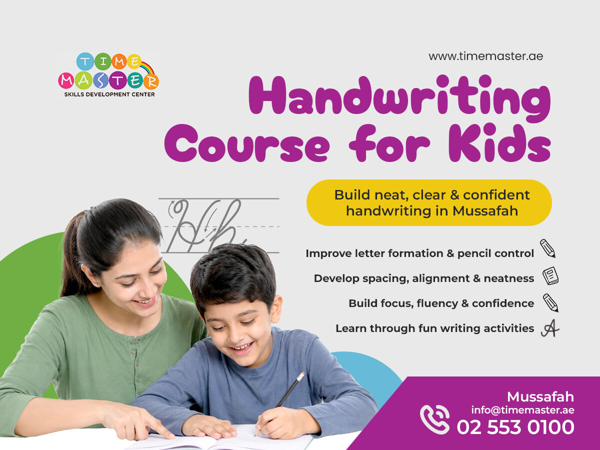 Abu Dhabi, Lessons Offered, Make Every Letter Count With Fun Handwriting Practice